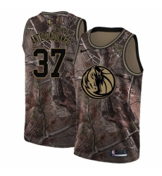 Women's Nike Dallas Mavericks #37 Kostas Antetokounmpo Swingman Camo Realtree Collection NBA Jersey