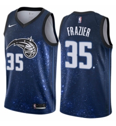 Youth Nike Orlando Magic #35 Melvin Frazier Swingman Blue NBA Jersey - City Edition