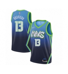 Women's Dallas Mavericks #13 Jalen Brunson Swingman Blue Basketball Jersey - 2019 20 City Edition