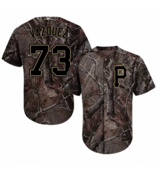 Men's Majestic Pittsburgh Pirates #73 Felipe Vazquez Authentic Camo Realtree Collection Flex Base MLB Jersey
