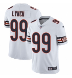 Men's Nike Chicago Bears #99 Aaron Lynch White Vapor Untouchable Limited Player NFL Jersey