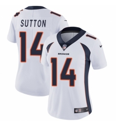 Women's Nike Denver Broncos #14 Courtland Sutton Navy Blue Alternate Vapor Untouchable Limited Player NFL Jersey