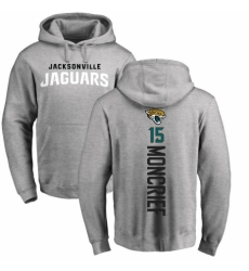 NFL Nike Jacksonville Jaguars #15 Donte Moncrief Ash Backer Pullover Hoodie