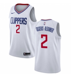 Youth Nike Los Angeles Clippers #2 Shai Gilgeous-Alexander Swingman White NBA Jersey - Association Edition