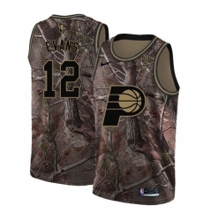 Women's Nike Indiana Pacers #12 Tyreke Evans Swingman Camo Realtree Collection NBA Jersey