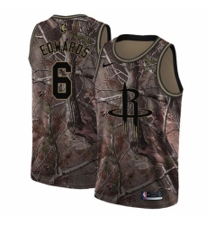 Women's Nike Houston Rockets #6 Vincent Edwards Swingman Camo Realtree Collection NBA Jersey