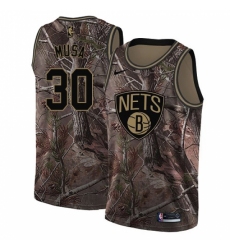 Women's Nike Brooklyn Nets #30 Dzanan Musa Swingman Camo Realtree Collection NBA Jersey