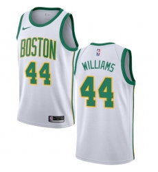 Women's Nike Boston Celtics #44 Robert Williams Swingman White NBA Jersey - City Edition
