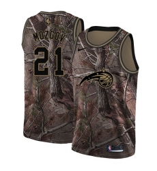 Men's Nike Orlando Magic #21 Timofey Mozgov Swingman Camo Realtree Collection NBA Jersey