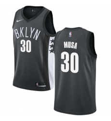 Youth Nike Brooklyn Nets #30 Dzanan Musa Swingman Gray NBA Jersey Statement Edition
