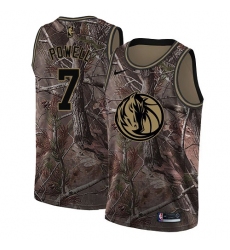 Women's Nike Dallas Mavericks #7 Dwight Powell Swingman Camo Realtree Collection NBA Jersey
