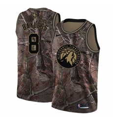 Youth Nike Minnesota Timberwolves #8 Jerryd Bayless Swingman Camo Realtree Collection NBA Jersey