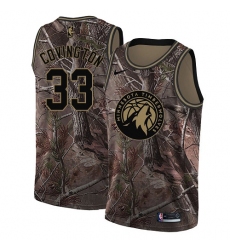 Women's Nike Minnesota Timberwolves #33 Robert Covington Swingman Camo Realtree Collection NBA Jersey