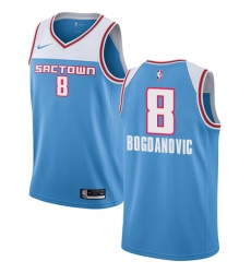 Women's Nike Sacramento Kings #8 Bogdan Bogdanovic Swingman Blue NBA Jersey - 2018 19 City Edition