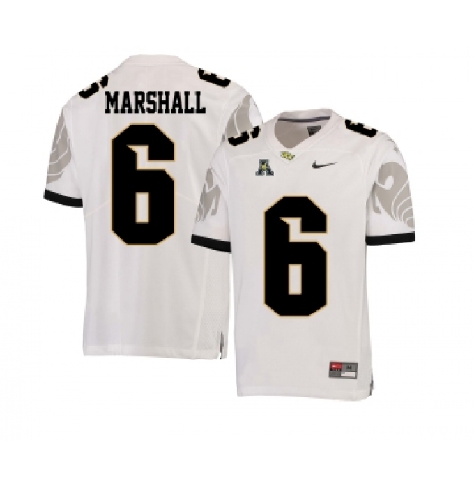 UCF Knights 6 Brandon Marshall White College Football Jersey