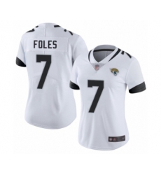 Women's Jacksonville Jaguars #7 Nick Foles White Vapor Untouchable Limited Player Football Jersey