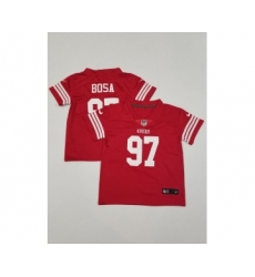 Toddler San Francisco 49ers #97 Nick Bosa Limited Red Vapor Stitched Jersey