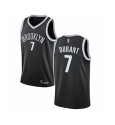 Youth Brooklyn Nets #7 Kevin Durant Authentic Black Basketball Jersey - Icon Edition