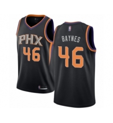 Women's Phoenix Suns #46 Aron Baynes Swingman Black Basketball Jersey Statement Edition