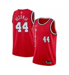 Women's Portland Trail Blazers #44 Mario Hezonja Swingman Red Hardwood Classics Basketball Jersey