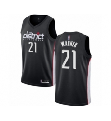 Women's Washington Wizards #21 Moritz Wagner Swingman Black Basketball Jersey - City Edition