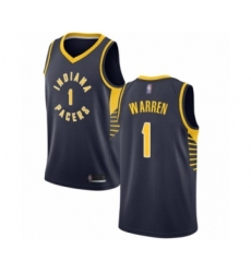 Women's Indiana Pacers #1 T.J. Warren Swingman Navy Blue Basketball Jersey - Icon Edition