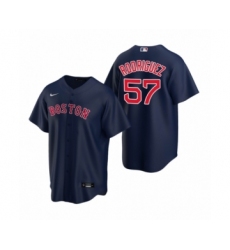 Women's Boston Red Sox #57 Eduardo Rodriguez Nike Navy Replica Alternate Jersey