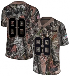 Men's Dallas Cowboys #88 CeeDee Lamb Camo Stitched Limited Rush Realtree Jersey
