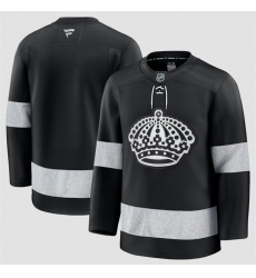 Men's Los Angeles Kings Blank Black Alternate Stitched Hockey Jersey