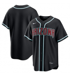 Men's Arizona Diamondbacks Blank 2026 Black Out Stitched Baseball Jersey