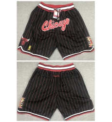 Men's Chicago Bulls Black Mitchell&Ness Shorts (Run Small)