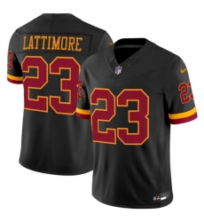 Men's Washington Commanders #23 Trey Amos Black 2026 F.U.S.E. Hail Raiser Alternate Vapor Limited Stitched Football Jersey
