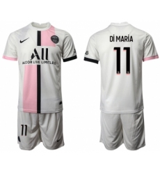 Men 2021-2022 Club Paris St German away white 11 Soccer Jersey