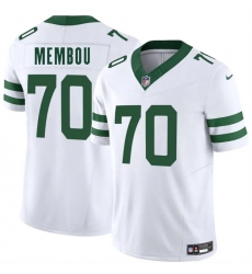 Men's New York Jets #70 Armand Membou White 2025 Draft F.U.S.E. Vapor Untouchable Limited Football Stitched Jersey