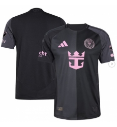 Men's Inter Miami CF adidas Black 2025 The Fortitude Kit Authentic Jersey