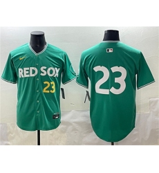 Men's Boston Red Sox #23 Romy González Green 2025 City Connect Limited Stitched Baseball Jersey