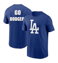 Men's Los Angeles Dodgers Go Dodgers Blue 2024 Fan Limited T-Shirt