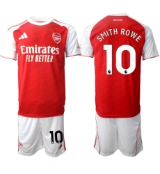 Men's Arsenal F.C #10 Emile Smith Rowe 2026 Red Home Soccer Jersey Suit