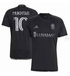 Mens Nashville SC Hany Mukhtar adidas Black 2023 Man In Black Kit Replica Player Jersey