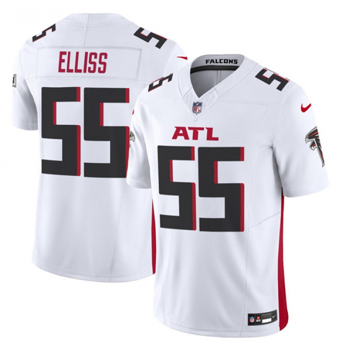 Men's Atlanta Falcons #55 Kaden Elliss White 2025 F.U.S.E. Vapor Untouchable Limited Football Stitched Jersey