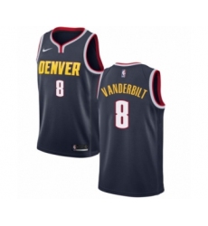Women's Nike Denver Nuggets #8 Jarred Vanderbilt Swingman Navy Blue Road NBA Jersey - Icon Edition