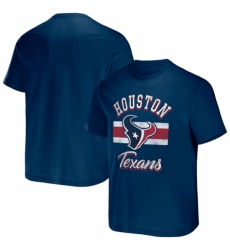 Men's Houston Texans Navy X Darius Rucker Collection Stripe T Shirt