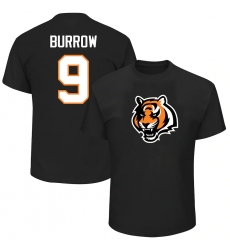 Men's Cincinnati Bengals #9 Joe Burrow Black Big & Tall Eligible Receiver III Name & Number T-Shirt.webp