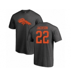 Football Denver Broncos #22 Kareem Jackson Ash One Color T-Shirt