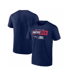 Men's New England Patriots Navyx Bud Light T-Shirt