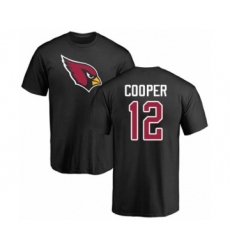 NFL Nike Arizona Cardinals #12 Pharoh Cooper Black Name & Number Logo T-Shirt