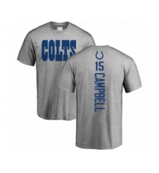 Football Indianapolis Colts #15 Parris Campbell Ash Backer T-Shirt