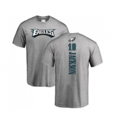 Philadelphia Eagles #10 DeSean Jackson Ash Backer T-Shirt