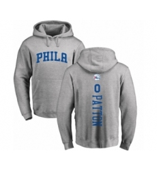 NBA Nike Philadelphia 76ers #0 Justin Patton Ash Backer Pullover Hoodie