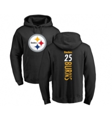 Football Pittsburgh Steelers #25 Artie Burns Black Backer Pullover Hoodie